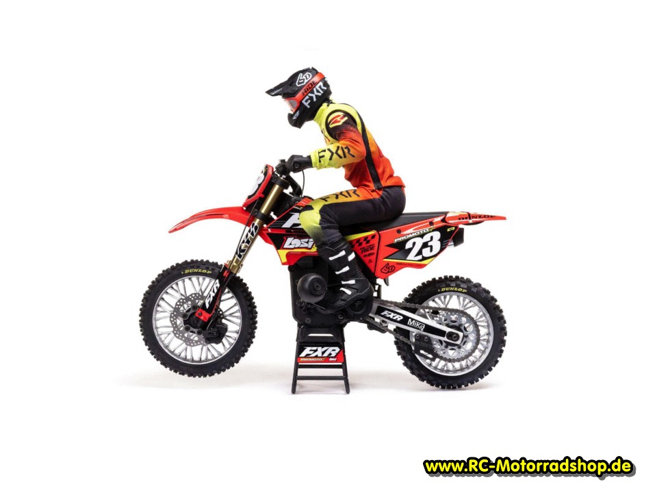 LOS06000T1: LOSI Promoto-MX 1/4 RTR, FXR rot LOS06000T1